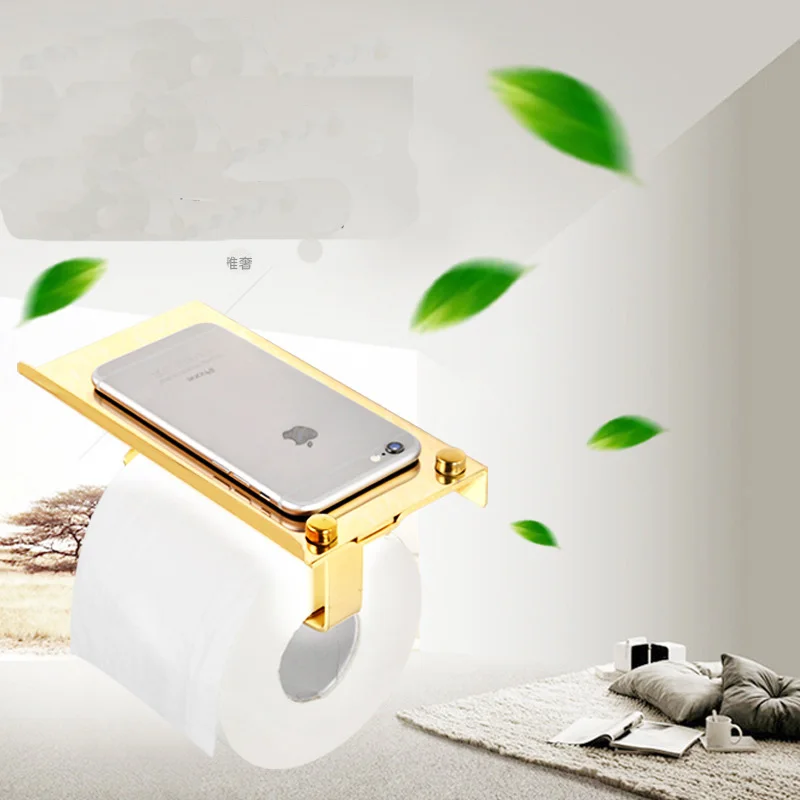 Нержавеющей стали ванной туалет держатель туалетной бумаги дозатор настенное