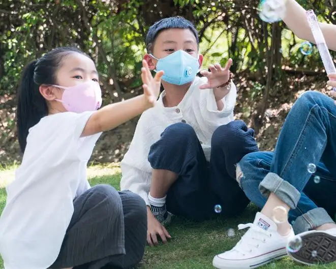 Xiaomi mijia Kid PM2.5 Пылезащитная маска для детей дыхательный клапан противотуманная дышащая противотуманная маска PM2.5 Пылезащитная маска