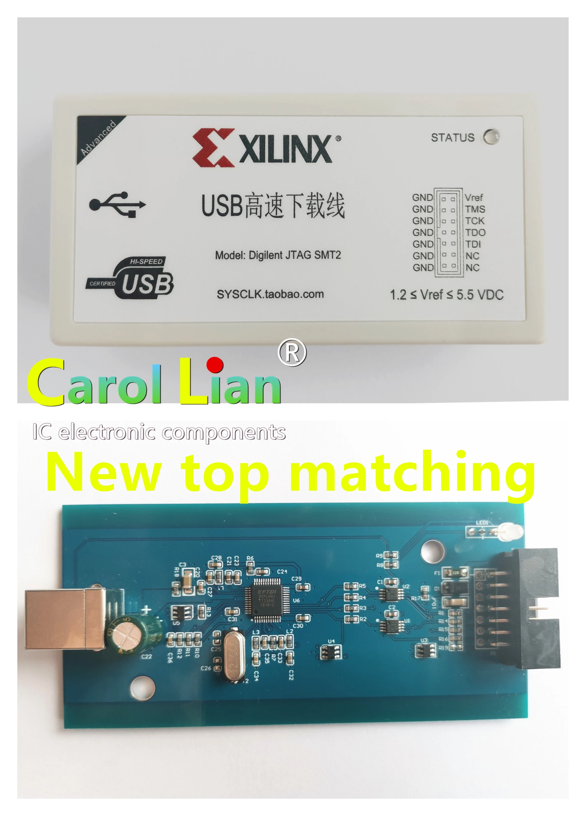 Линия загрузки XILINX FPGA/CPLD эмулятор высокоскоростной JTAG SMT2 гарантия три года |