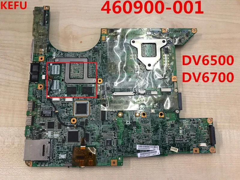 KEFU для ноутбука HP DV6000 DV6500 DV6700 материнская плата 446476 001 100% тест goo|Материнские