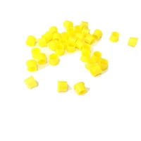 wholesale 100pcs sma dust cap protective cover 6mm yellow color for sma female connector