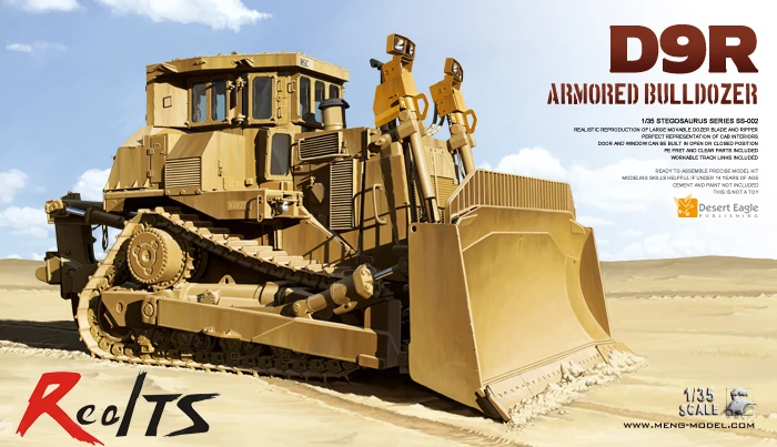 Meng МОДЕЛЬ SS-002 1/35 D9R бронированный бульдозер пластиковая модель комплект | Игрушки