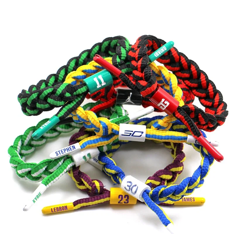 Basketball Football Team Star Sports Bracelet Lionel Andres Messi Cristiano Ronaldo Fitness Men Adjustable Wristband | Украшения и