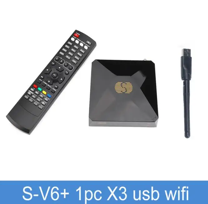 S-V6 Wifi DVB-S2 цифровой спутниковый ресивер S-V6 2 usb-порта поддержка Xtream tv Box NOVA Wheel tv веб-ТВ Youtube USB Wifi Biss Key - Цвет: S-V6 Wifi