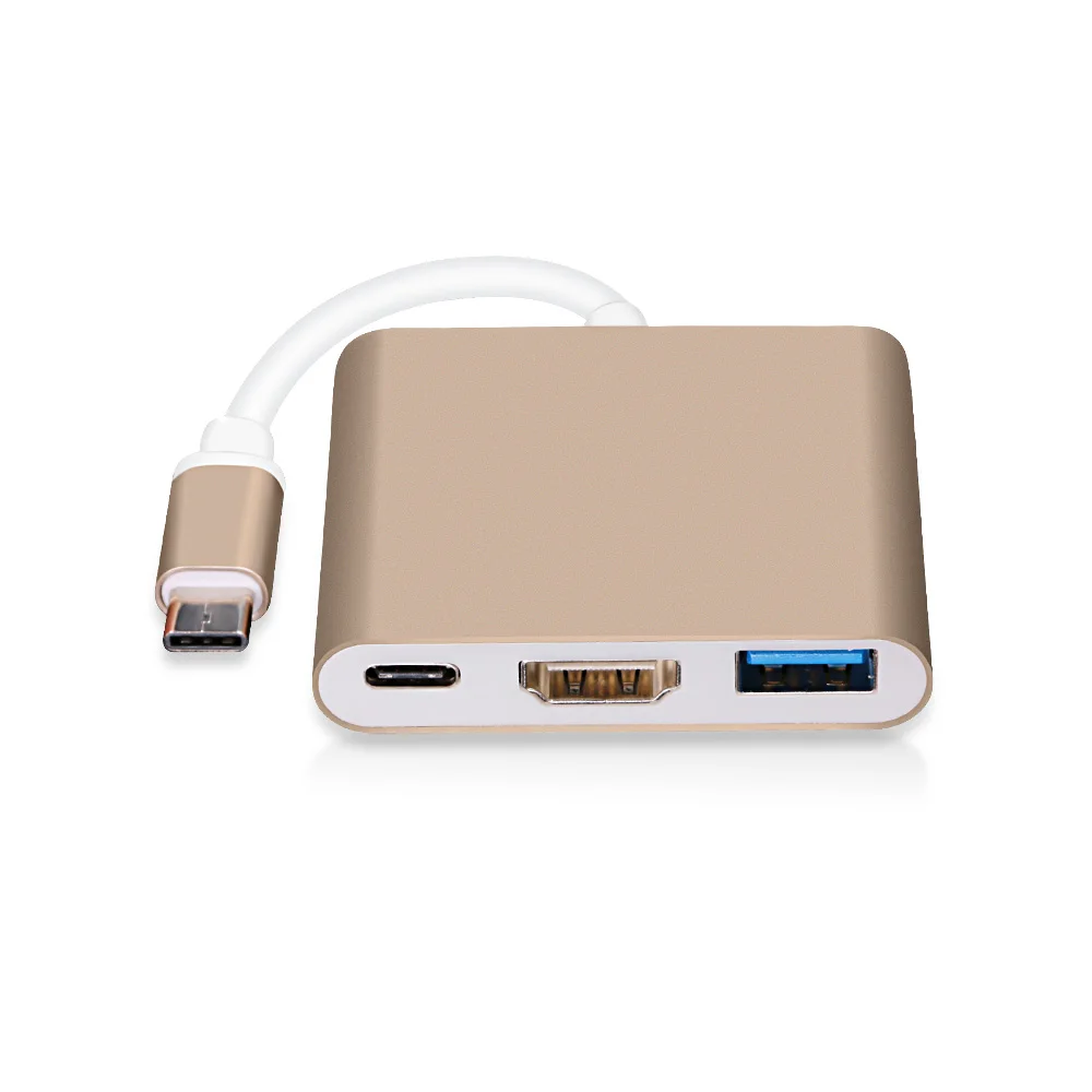 USB Type-C к HDMI thunderbolt 3 USB3.0 + PD зарядный концентратор Type C адаптер для видео данных USB-C