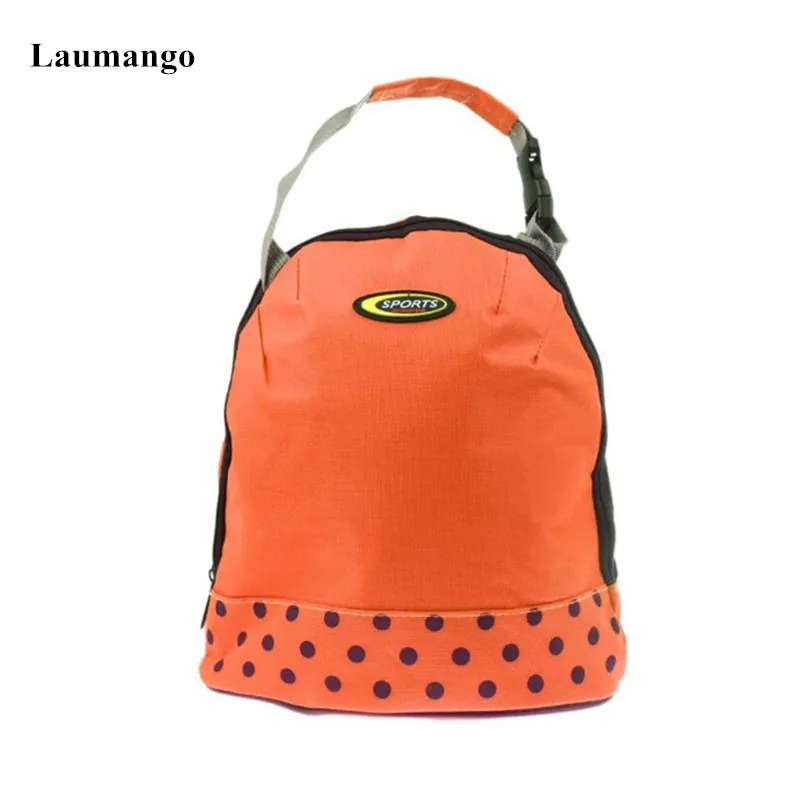 Laumango, Портативная Сумка-тоут, сумки для обеда, Холщовая Сумка, Термосумка-холодильник, сумка для еды, набор, ручная сумка для еды - Цвет: Orange color