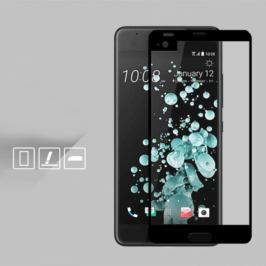Полное покрытие из закаленного стекла для HTC U Ultra / Play /UPlay /UUltra 5 2 7 дюйма Защитная