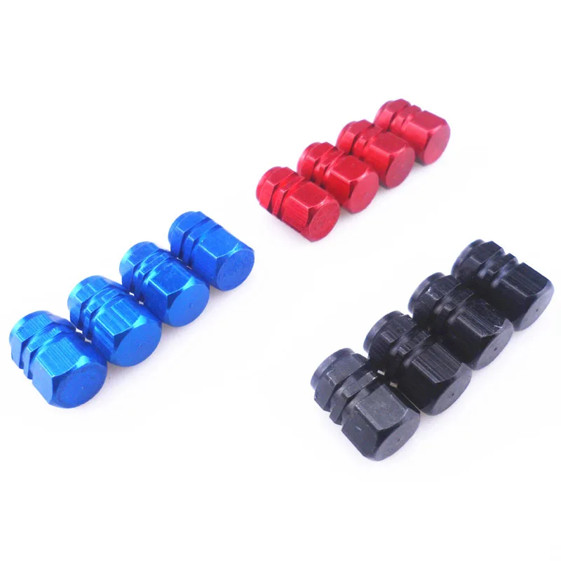 

New 4PCS Caps for Wheel Car Wheel Tires Valves Aluminum Theftproof Tyre Stem Air Caps Airtight Cover Car Auto Car Accessories