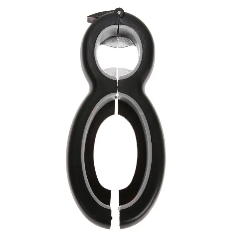 1Pc Black 6 в 1 многофункциональная бутылка с Закруткой открывалка все в одной баночке захват может вино пиво крышка скручивание открывалка в форме когтя - Цвет: 1Pc Black