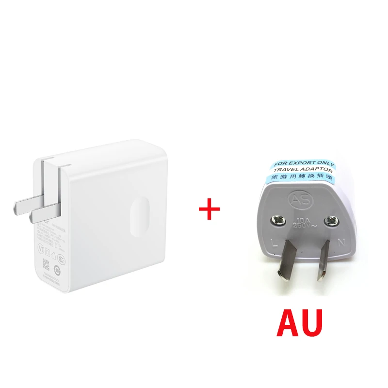Зарядное устройство huawei supercharge 3 USB порта 5V 4.5A 22,5 W Max 100-240V для huawei P20 Pro huawei mate 20 Pro Honor 10 - Тип штекера: AU adapter