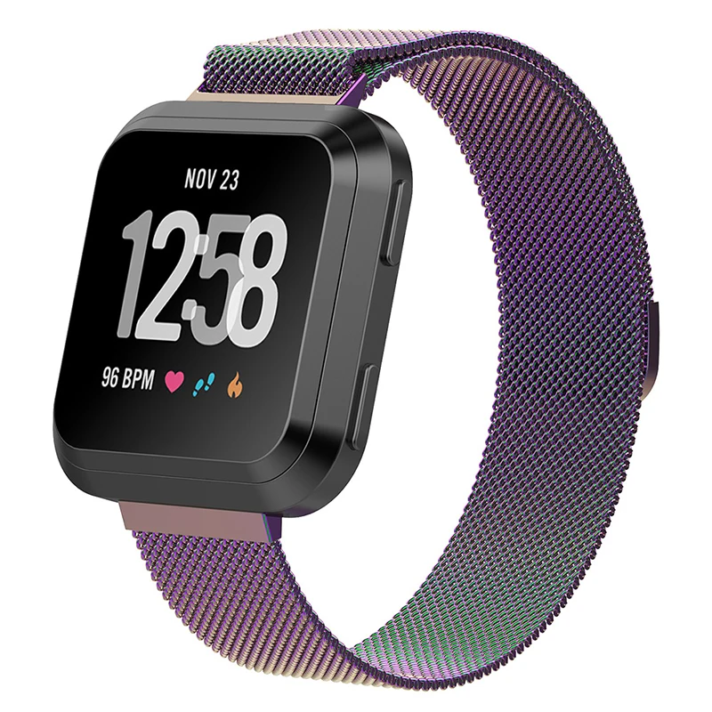 Сменный ремешок для Fitbit Versa/Versa Lite часов с магнитной Миланской петлей браслет из