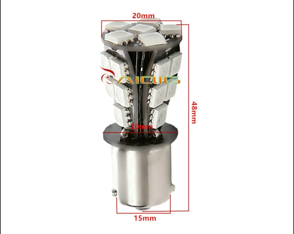 1156 BA15S 21 SMD 5050 Желтый Янтарный CANBUS OBC без ошибок Светодиодная лампа p21w R5W