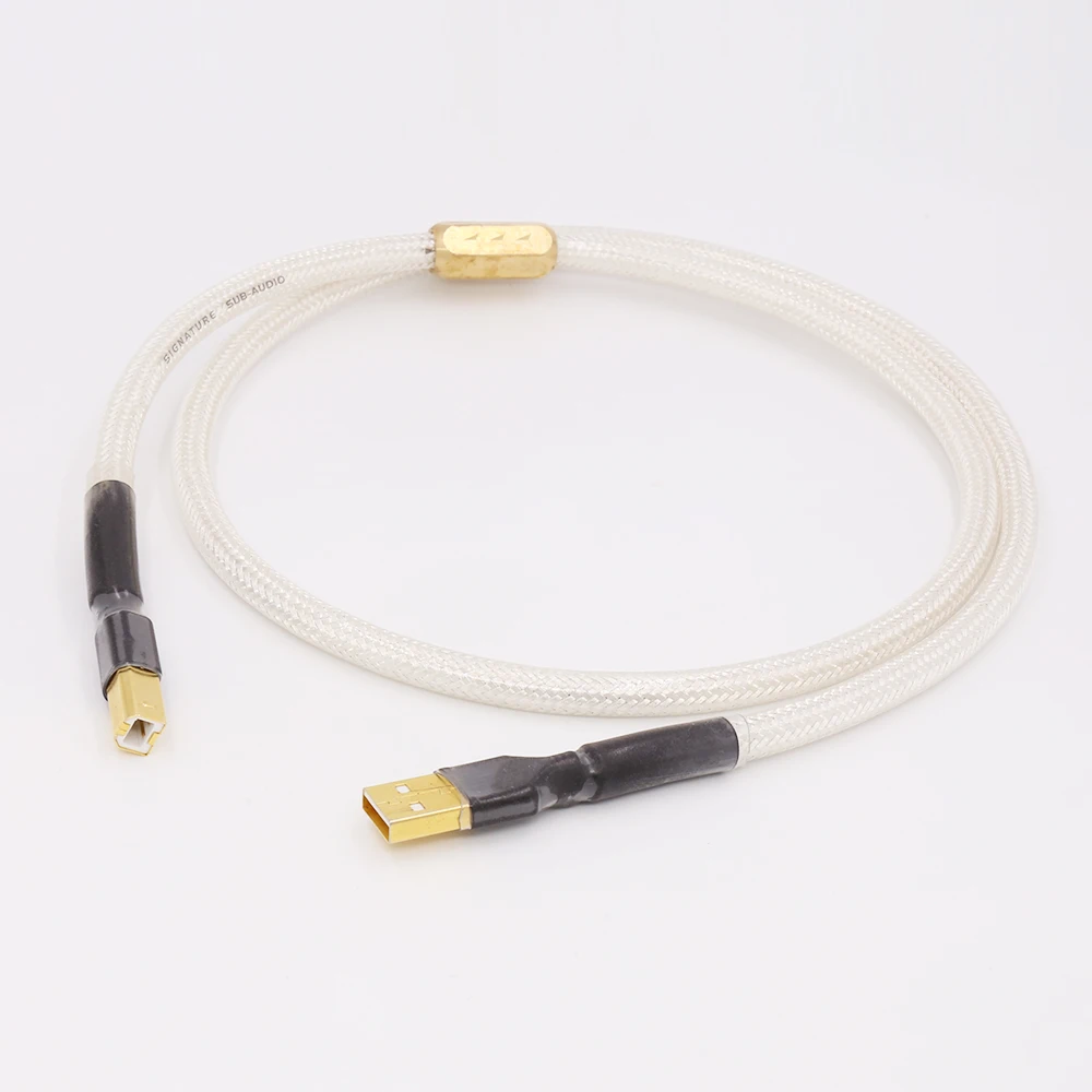 USB кабель для передачи данных с серебряным покрытием|Кабели USB| |