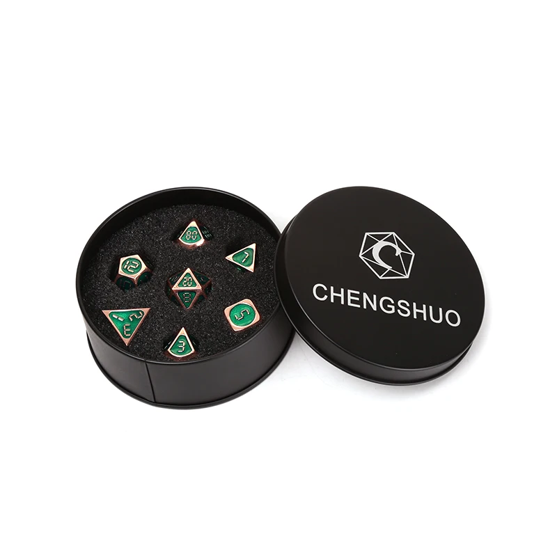 Ролевые игры металлические игральные кубики dnd многогранные комплекты