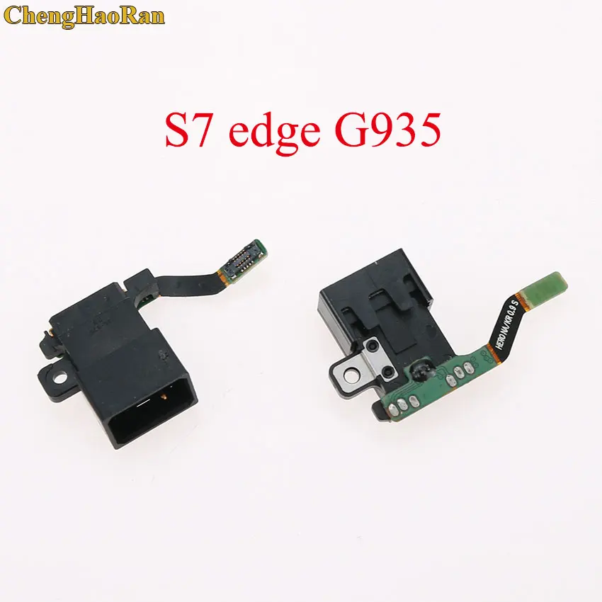 ChengHaoRan для samsung Galaxy S7 Edge G935 S8 S9 J3 J4 J6 NOTE 4 NTOE 8/9 разъем для наушников аудио гибкий кабель Разъем - Цвет: S7 Edge G935
