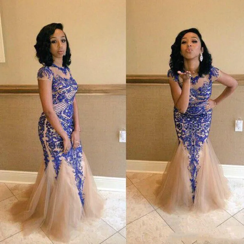 Новое Прибытие Вечерние Платья О Образным Вырезом Молния С Коротким Рукавом