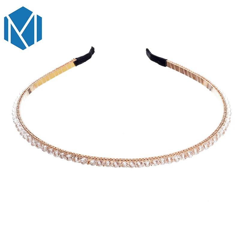 M MISM Fashion Elegant Crystal Hair Bands Wedding Bridal Accessories Hot Sales Girls Rhinestone Headwear Delicate Hoop | Украшения и