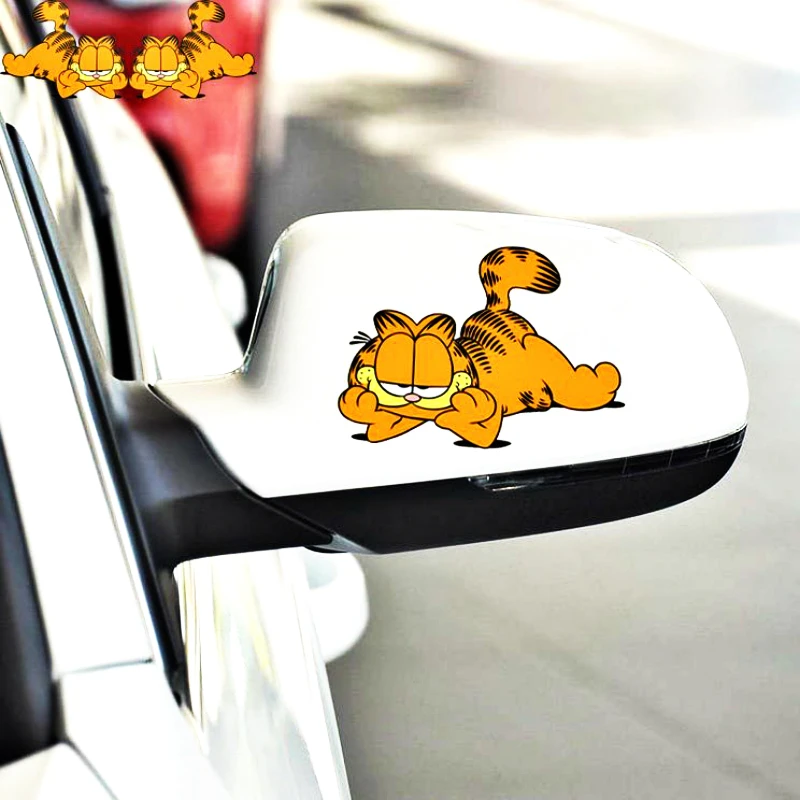 2 X автомобильные аксессуары Aliauto забавная мультяшная наклейка Daze Garfield для Ford Mondeo