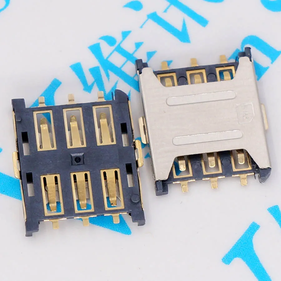 2 шт./лот мини-держатель для карт Nano-SIM 6P разъем типа Nano sim | Обустройство дома
