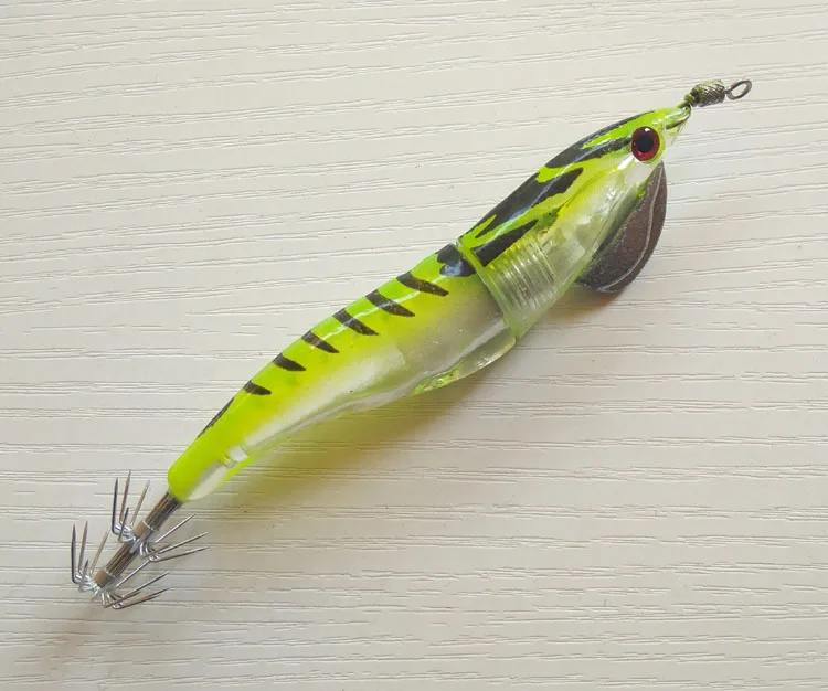 Lumious светодиодный джиг для кальмара светящийся в темноте жесткая рыболовная