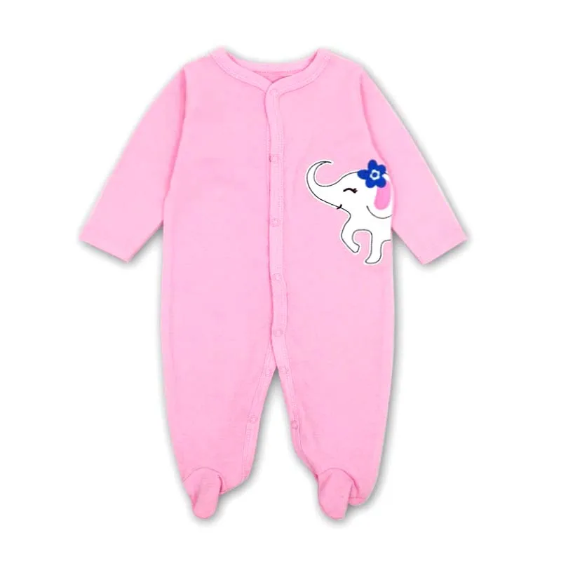 Детская одежда комбинезон для новорожденных с длинными рукавами младенцев 0-12