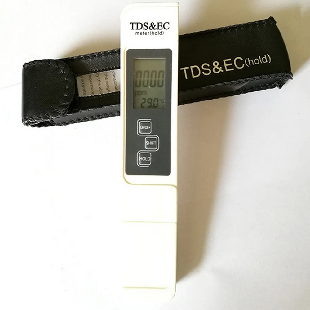 Цифровой Электрический PH/TDS/EC Измеритель проводимости тестер гидропоники тест на