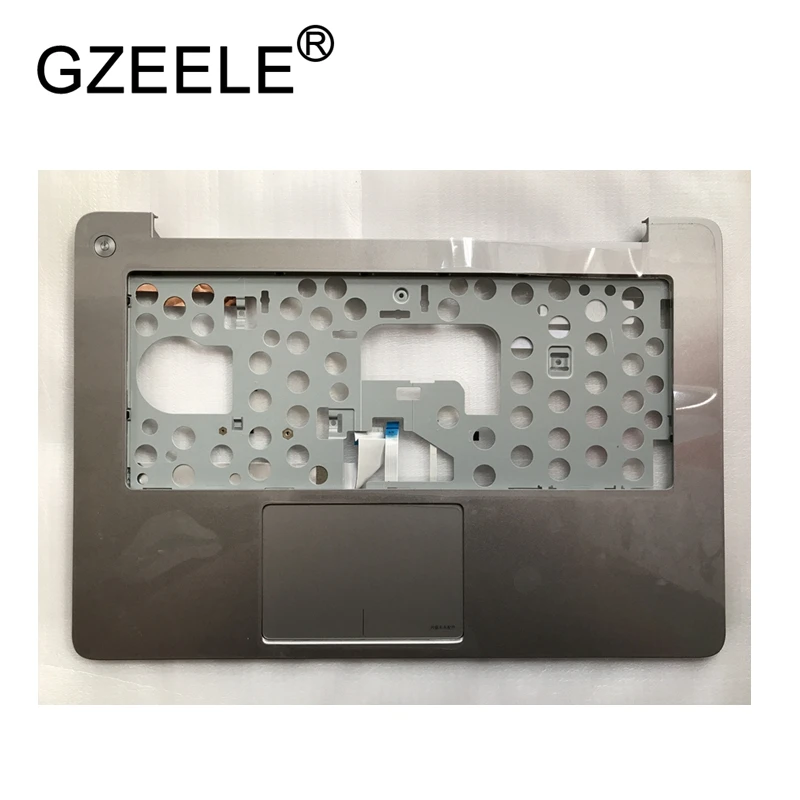 

GZEELE new for Lenovo IdeaPad U410 LZ8 Upper case Laptop Palmrest with Touchpad 3KLZ8TALV00 14" TOP COVER Keyboard Bezel Grey