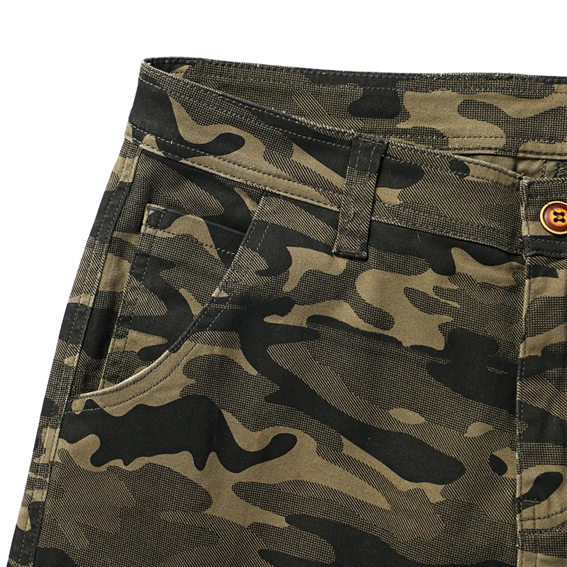 Шорты мужские свободного покроя модные короткие штаны пять точек большие