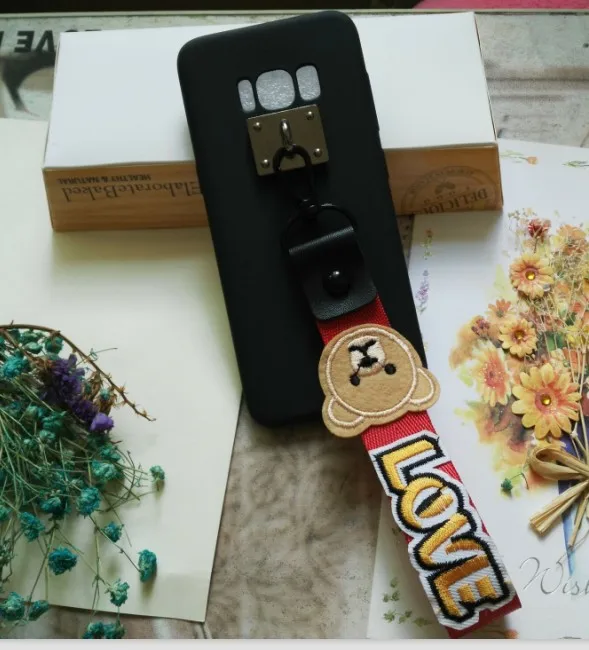 6 Милые сердцу драгоценный камень ремешок чехол для samsung galaxy S8 S9 plus s7 edge s6 note8 note9 N5 N4 A5 A7 s10 плюс s10e A9 M10 M20 - Цвет: 6