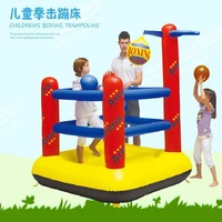 free shipping inflatables bouncer castleboxing trampoline bouncy toy for childrenkid outdoor sport house with ballbaby castle