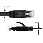 Сетевой кабель CAT6 из чистой меди, плоский UTP Ethernet-Кабель, 50 шт.лот, 30 м, 98 футов, соединительный LAN-кабель RJ45, черныйбелый цвет