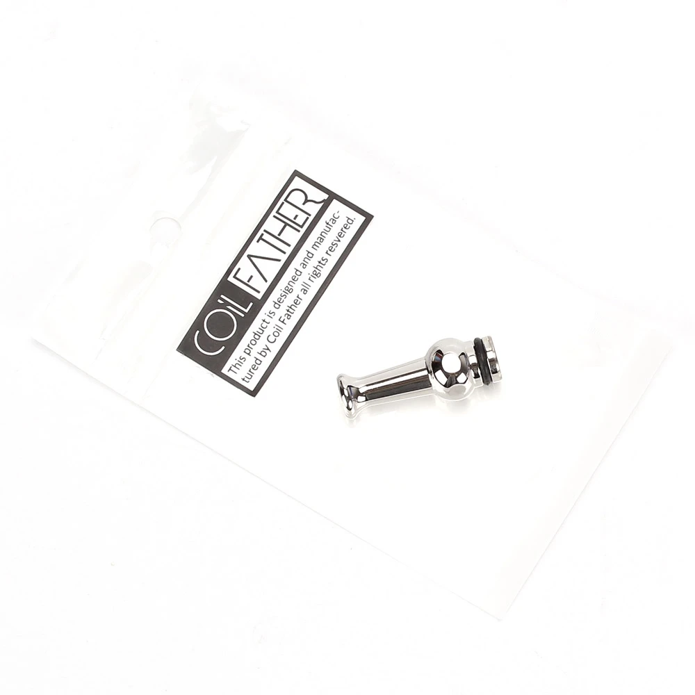 

Coil Father 510 Short Drip Tip Electronic Cigarette Stainless Steel 510 Drip Tip Mouthpiece For eGo 510 Atomizer RDA RTA Tank