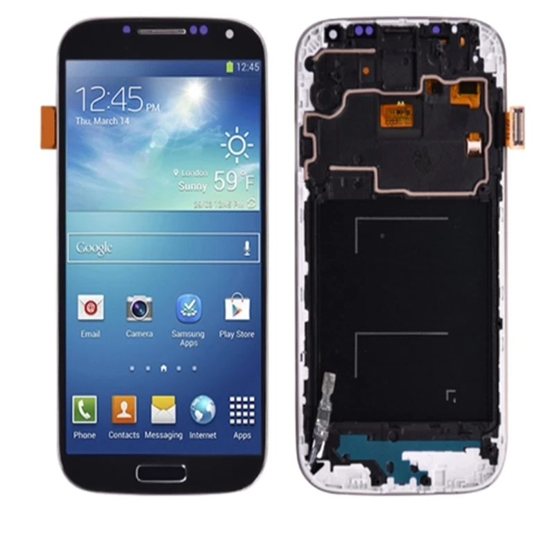 Для Samsung Galaxy S4 i9505 i9500 i337 ЖК дисплей с кодирующий преобразователь сенсорного
