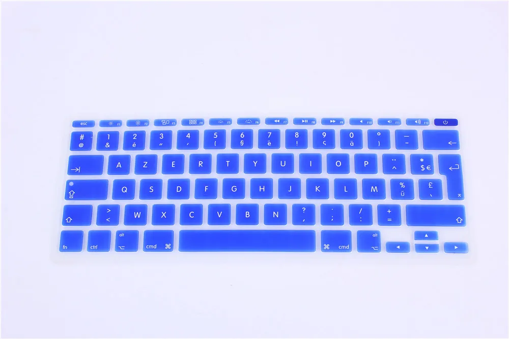 Чехол AZERTY с французской клавиатурой для Apple macbook Air 11 дюймов 6 дюйма|uk keyboard cover|keyboard