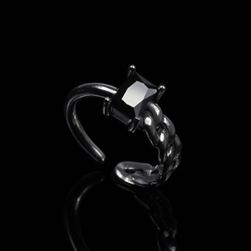100% Pure 925 Sterling Silver Jewelry Hollow Wove Rings Wide Version Men Sign Ring For Women Special Christmas Gift 1030 | Украшения и