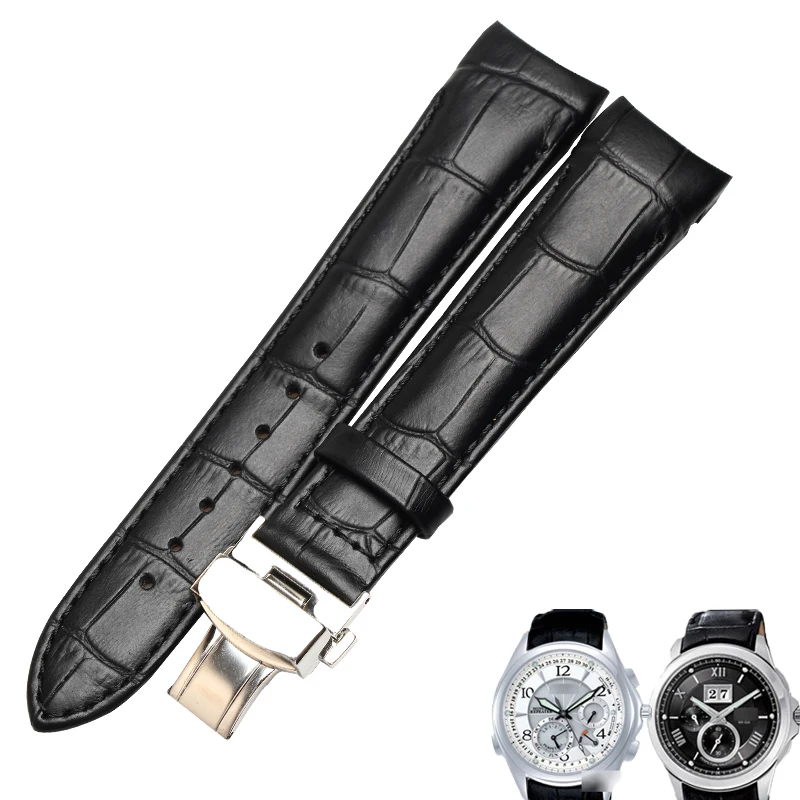 WENTULA часы для Citizen для BL9002 BL9007 BL9000 телячья кожа ремешок из натуральной коровьей кожи кожаный ремешок часы
