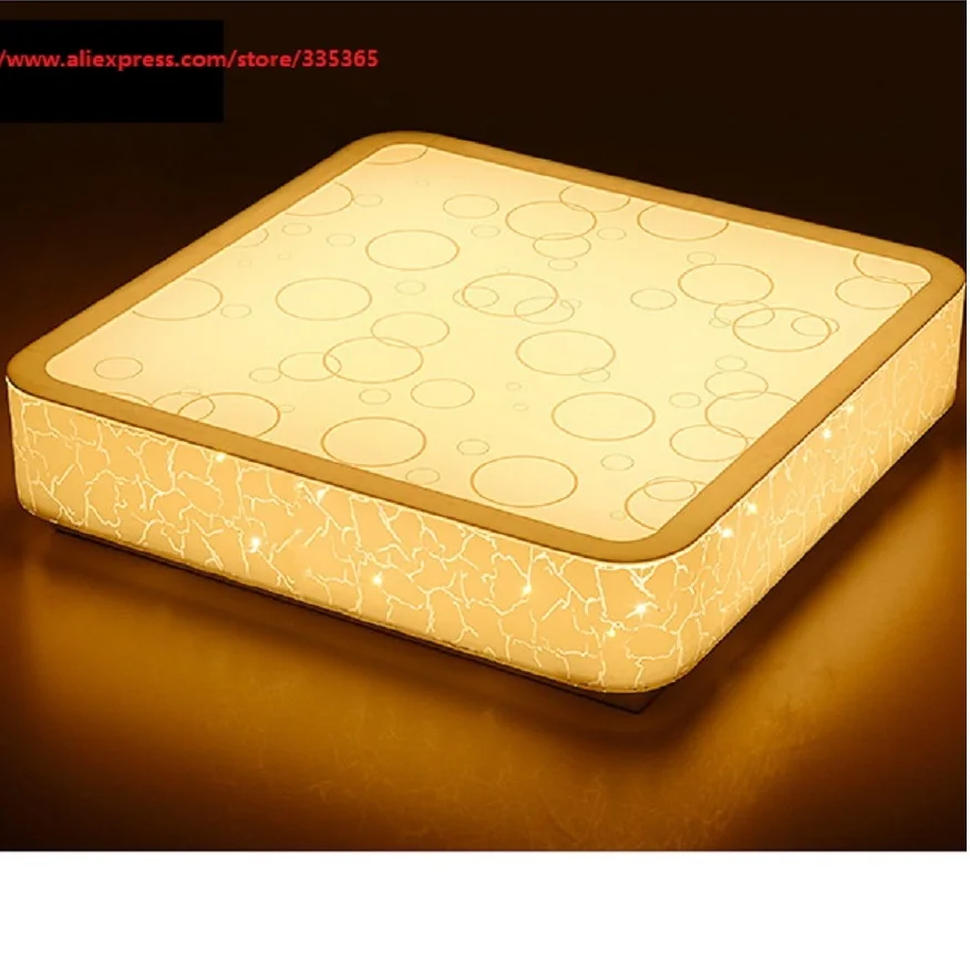 Акриловая Светодиодная потолочная лампа 220 В 48 Вт 500*500 мм|ceiling lamp|living room lampled ceiling lamp
