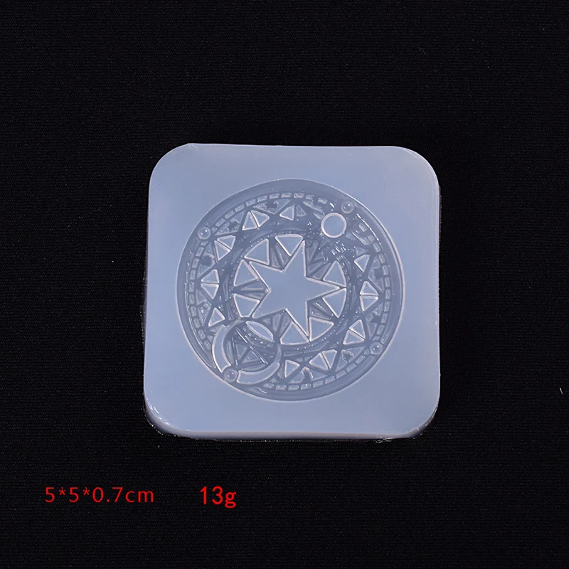1pcs UV Resin Jewelry Liquid Silicone Mold Magic Array Charms Pendant Molds For DIY Intersperse Decorate Making | Украшения и