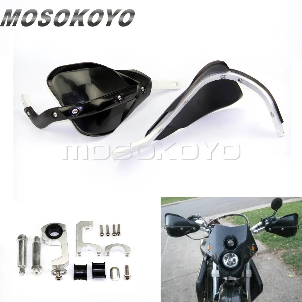 

Motorbike Black Universal 22/28mm Hand Brush Bar Guard 7/8" 1-1/8" Handguard for Honda Suzuki Kawasaki Dirt Bike