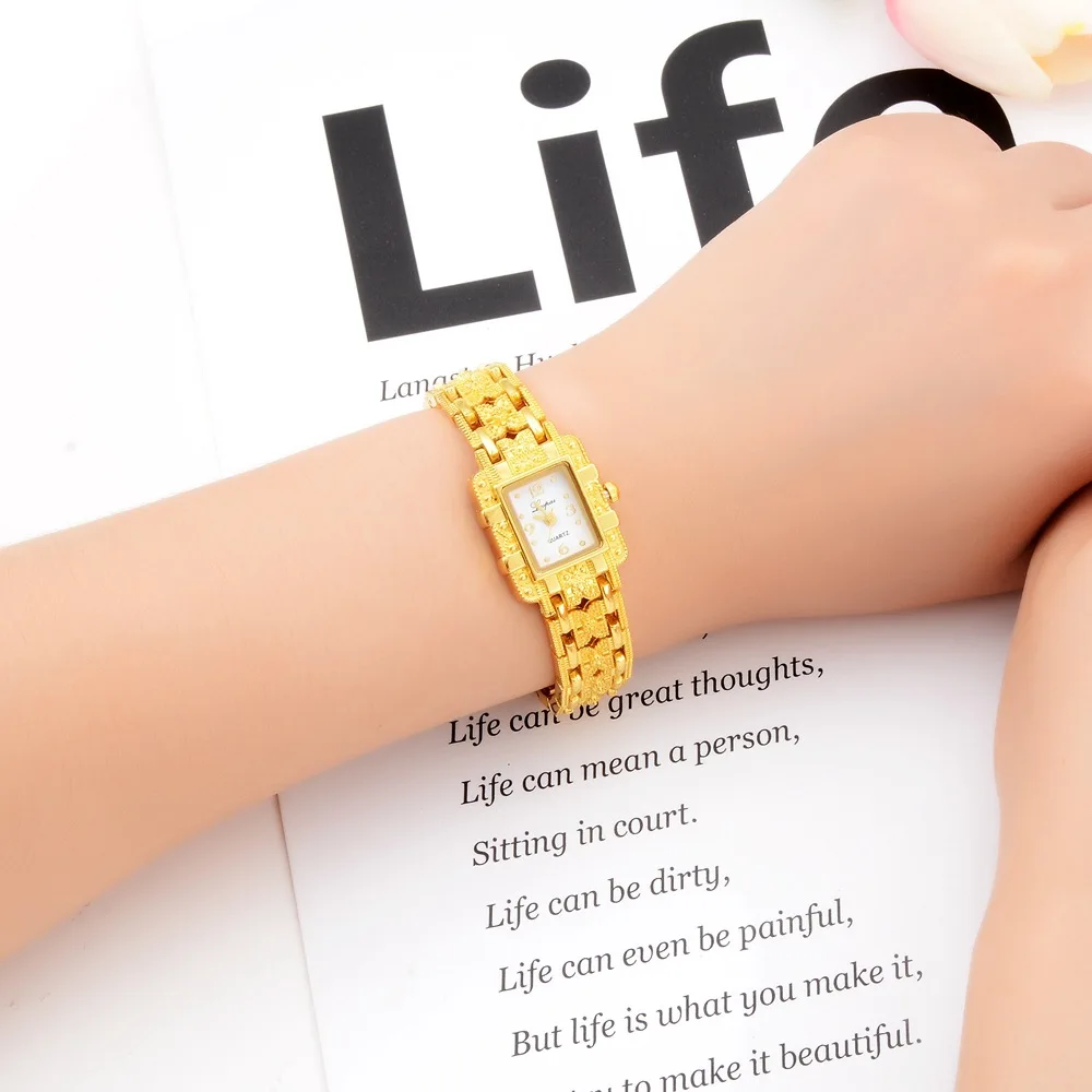 2020 relojes para mujer модные золотые наручные часы Полный блестящие стразы циферблатом