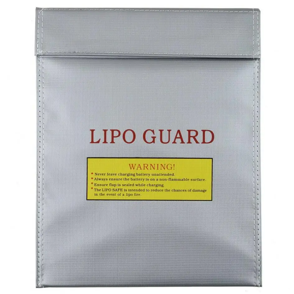 Пожаробезопасная сумка HRB для аккумуляторов LiPo RC 230*300 мм 180x230 мм|Детали и