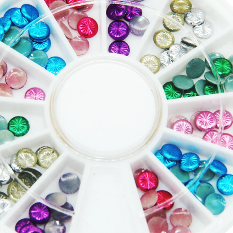 Топ для ногтей Блестящий бриллиантовый конский глаз дизайн акриловые колеса