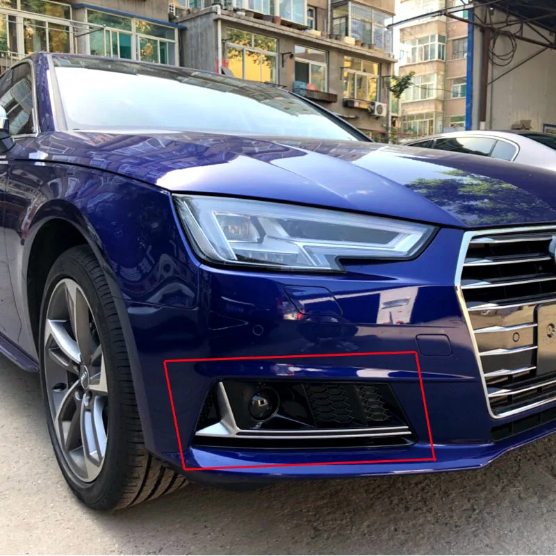 Для Audi A4 B9 модифицированный S4 стиль 2016UP черный Передний противотумансветильник