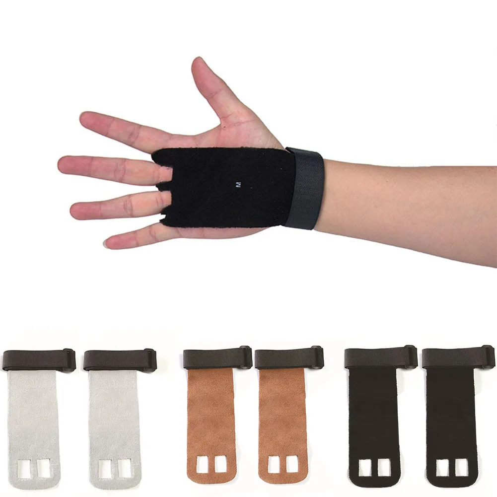 1 пара Кожа Защита для рук Кроссфит тяжелая атлетика спортивные защитные Для