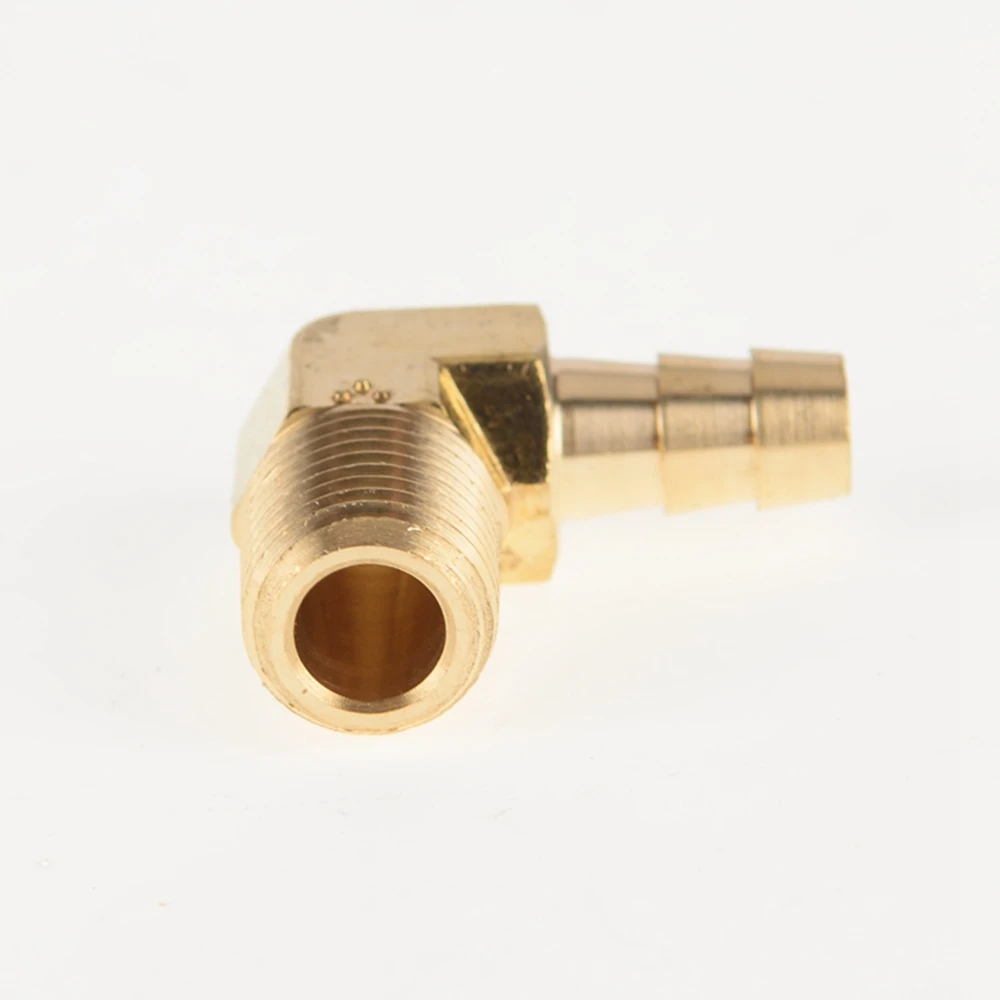 2 шт. фитинг для латунной трубы 1/4 &quot5/16&quot 3/8 &quot1/2&quot до 1/8 &quot1/4&quot локоть 90 градусов