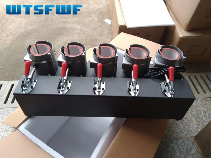 Wtsfwf Портативный цифровой 5in1 термокомпрессор для печатания на чашке Пресс
