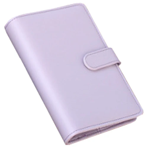 

leather spiral notebook Original office person binder weekly planner/agenda organizer Cute ring diary stationery A6 (pink)