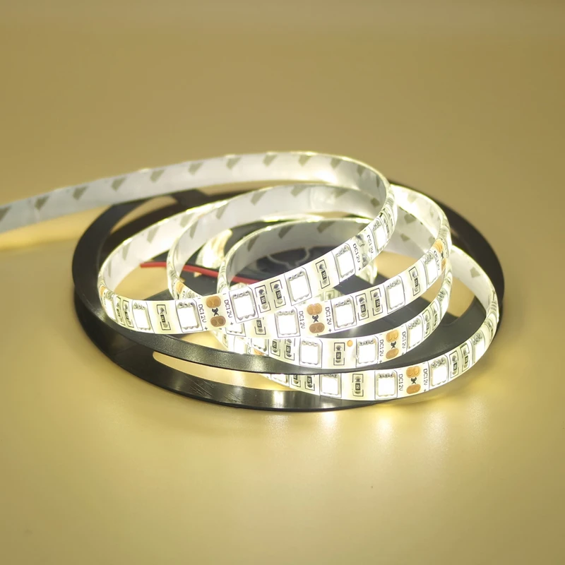 DC 12 V rgb Светодиодная лента Водонепроницаемая 5050 SMD Диодная 60 Светодиодный s/m