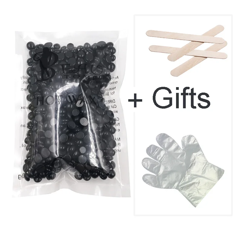 100 г/пакет крем для лечения красоты воск депиляции Черный твердый бобы гранулы