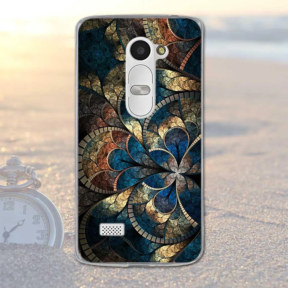 Чехол для телефона Fundas, чехол для LG Leon 4G LTE H324 H320 H340N C50 C40, Мягкий ТПУ силиконовый чехол с цветами для LG Leon 4G LTE - Цвет: 18